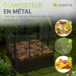Metall Komposter für Gartenabfälle