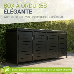 Metall Mülltonnenbox Arel