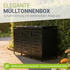 Metall Mülltonnenbox Arel
