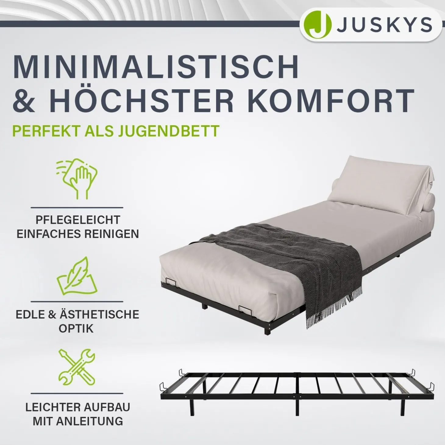 Metall Schwebebett Palamos