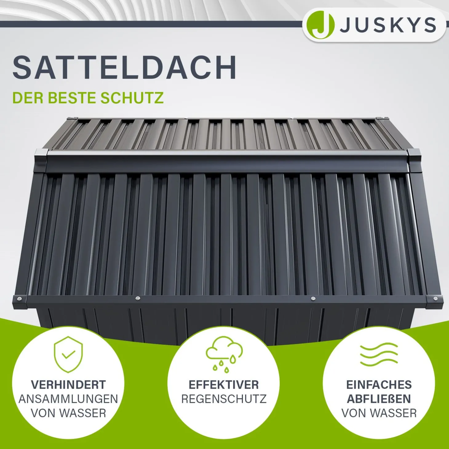 Mähroboter Garage mit Satteldach