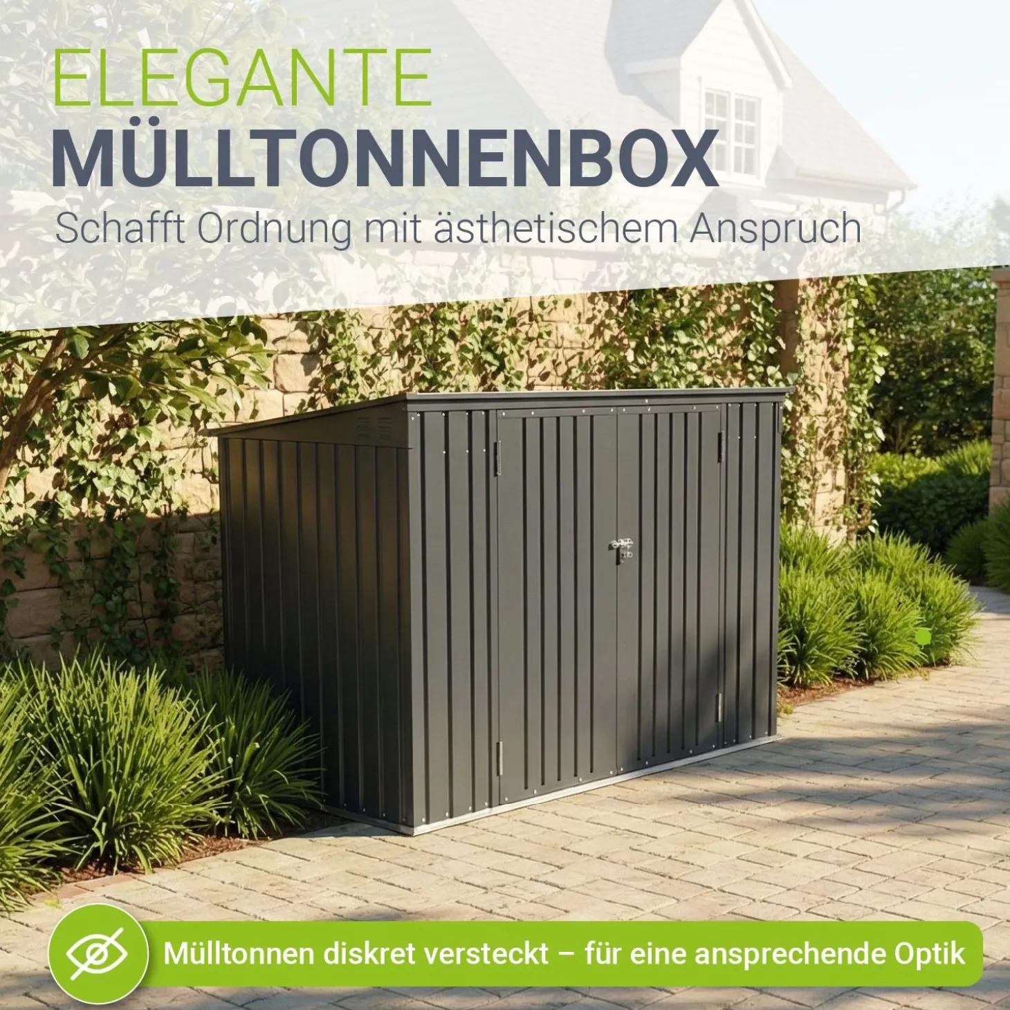Mülltonnenbox Namur 1,9 m²