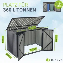 Mülltonnenbox Namur 1,9 m²