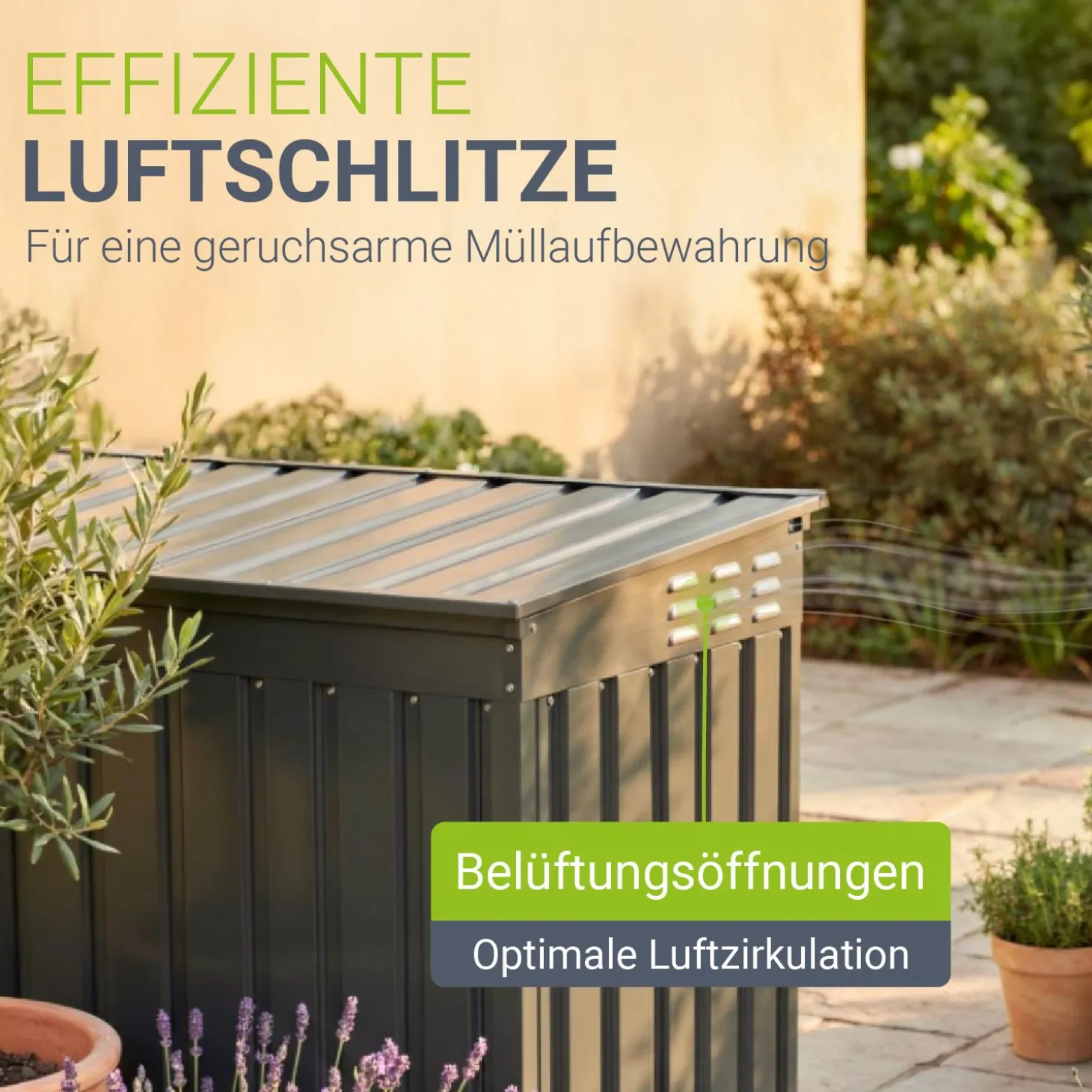 Mülltonnenbox Namur 1,9 m²