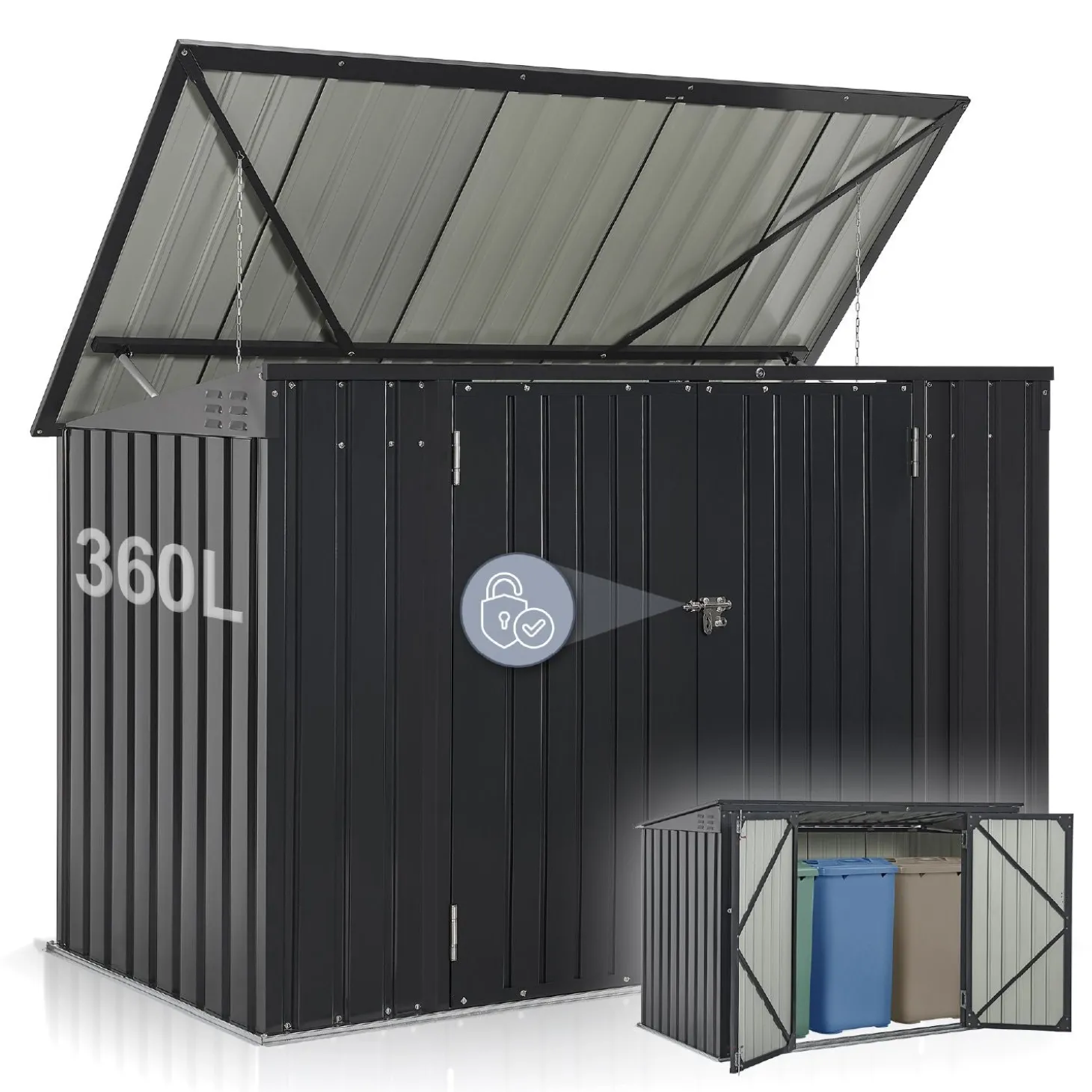 Mülltonnenbox Namur 1,9 m²