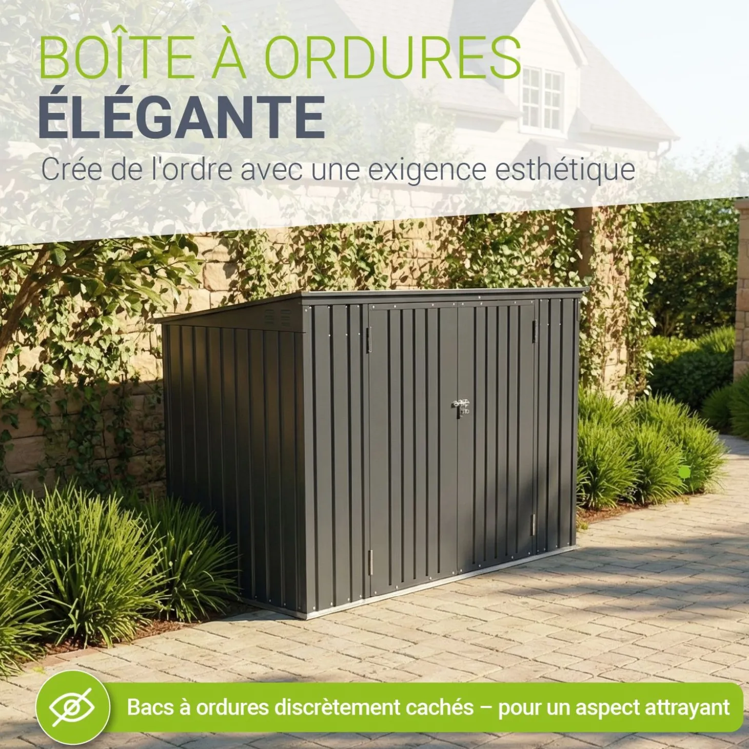 Mülltonnenbox Namur 1,9 m²