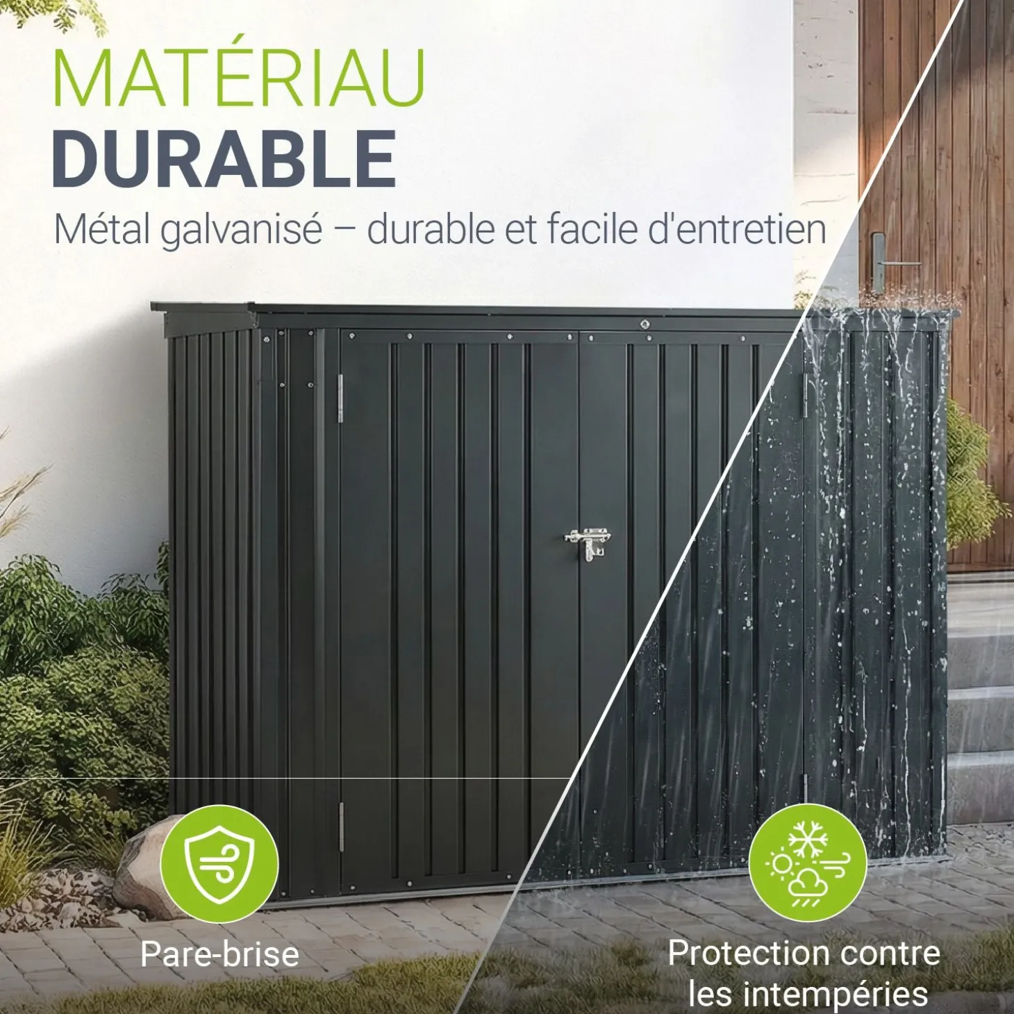 Mülltonnenbox Namur 1,9 m²