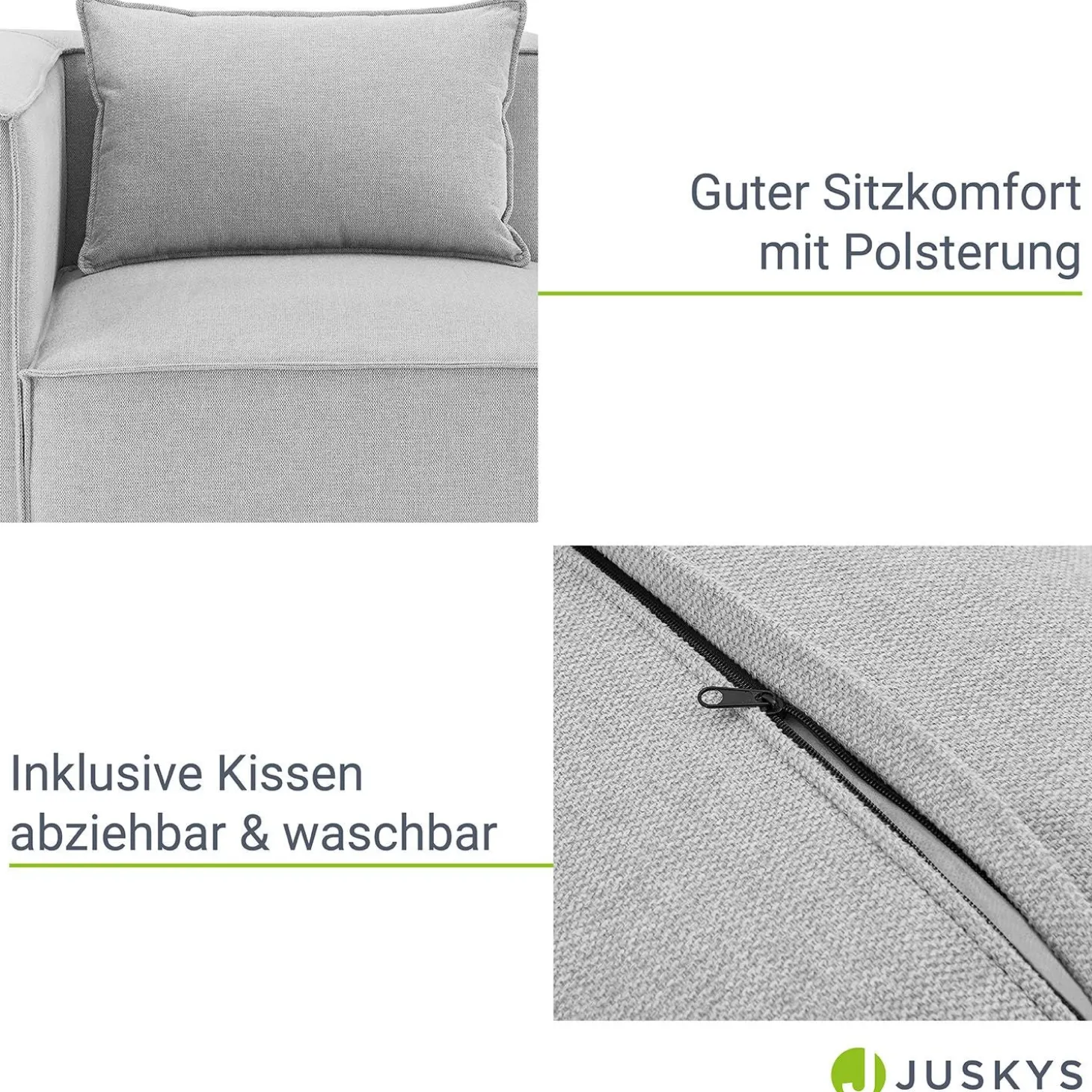 Modulares Sofa Domas L - 3 Sitzer
