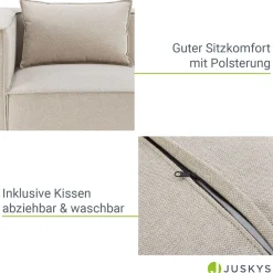 Modulares Sofa Domas L - 3 Sitzer