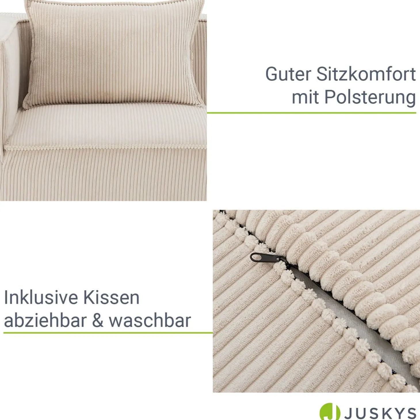 Modulares Sofa Domas M - 3 Sitzer