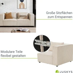 Modulares Sofa Domas S - 2 Sitzer
