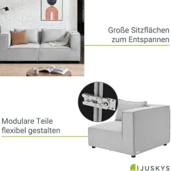 Modulares Sofa Domas S - 2 Sitzer
