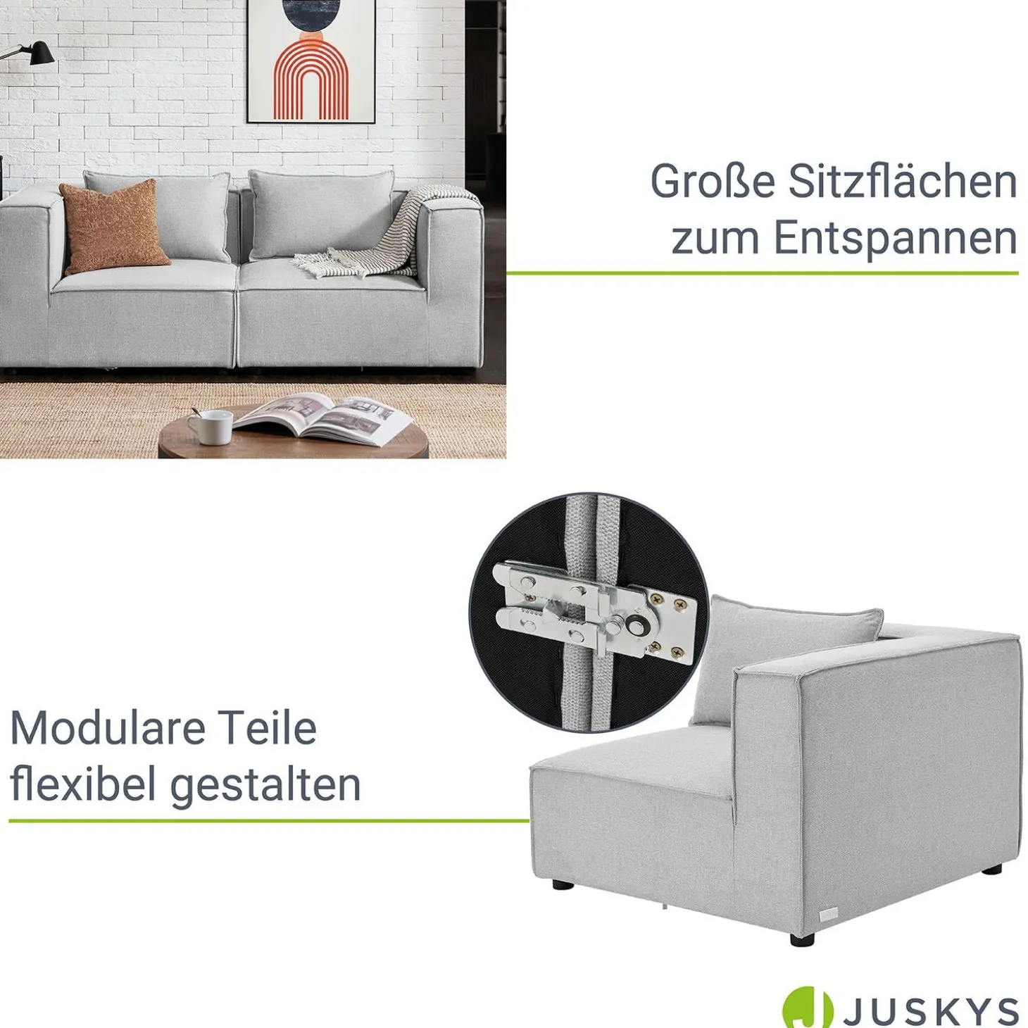 Modulares Sofa Domas S - 2 Sitzer