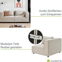 Modulares Sofa Domas S - 2 Sitzer