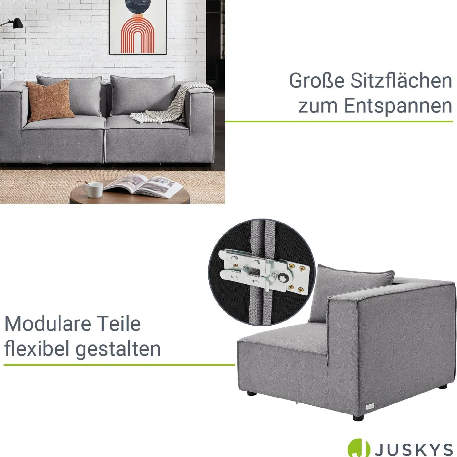 Modulares Sofa Domas S - 2 Sitzer
