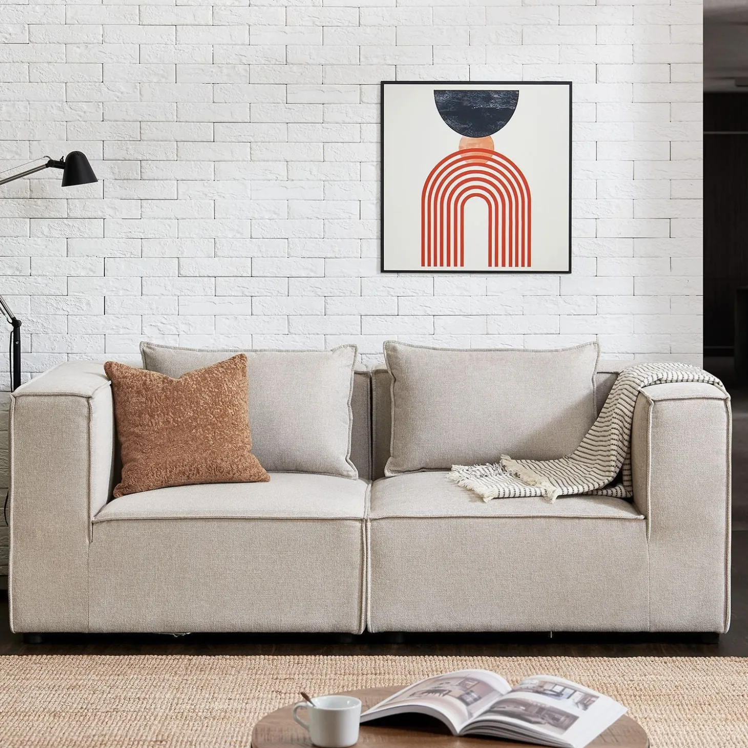 Modulares Sofa Domas S - 2 Sitzer