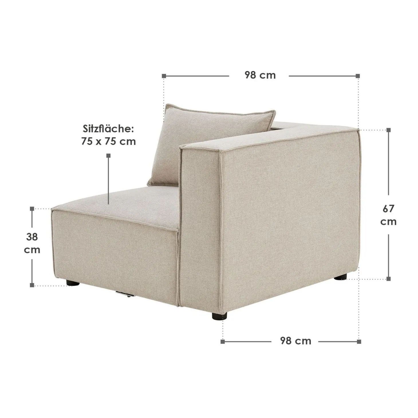 Modulares Sofa Domas - Variantenauswahl