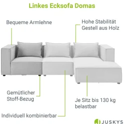 Modulares Sofa Domas - Variantenauswahl