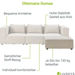 Modulares Sofa Domas - Variantenauswahl