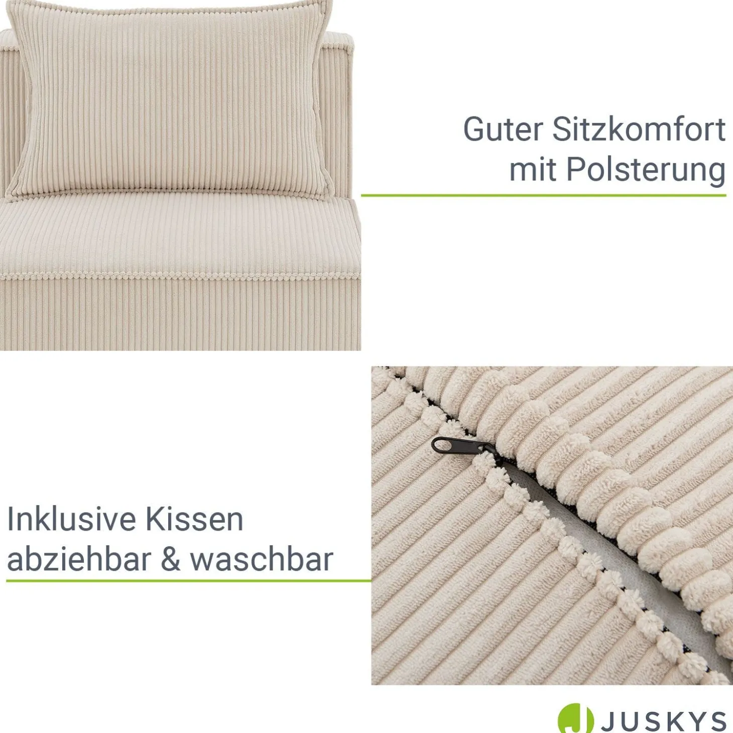 Modulares Sofa Domas - Variantenauswahl