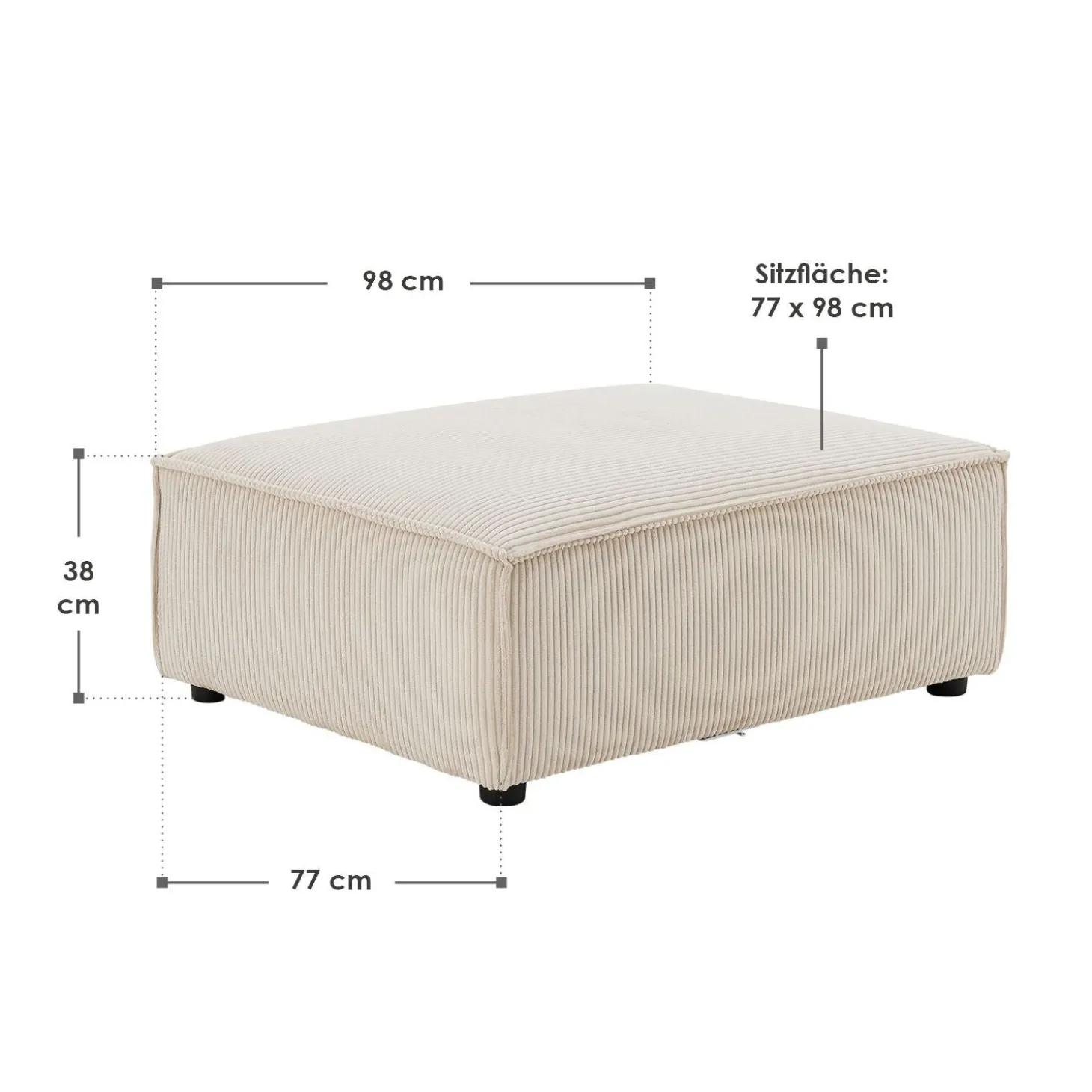Modulares Sofa Domas - Variantenauswahl