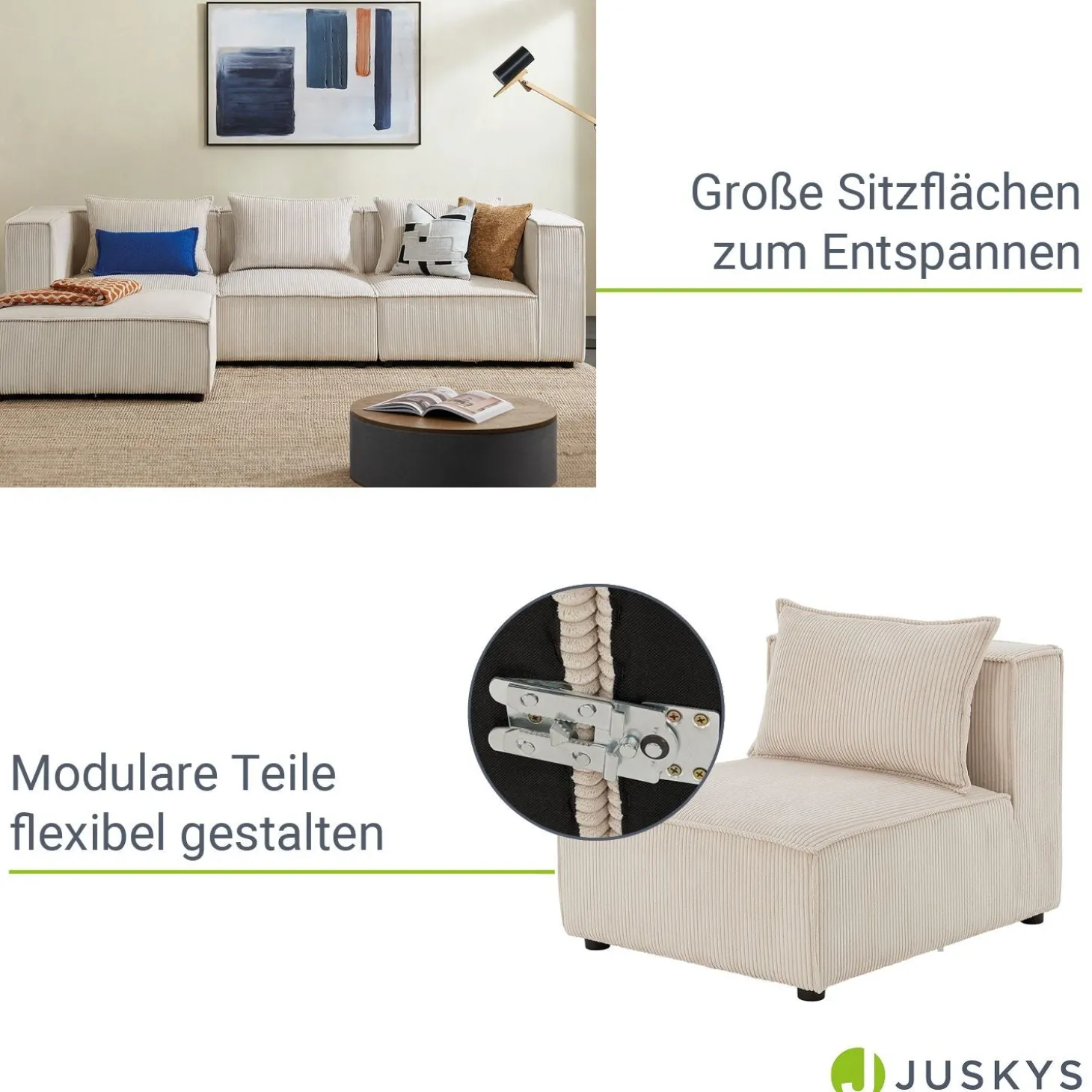 Modulares Sofa Domas - Variantenauswahl