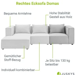 Modulares Sofa Domas - Variantenauswahl