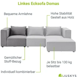 Modulares Sofa Domas - Variantenauswahl