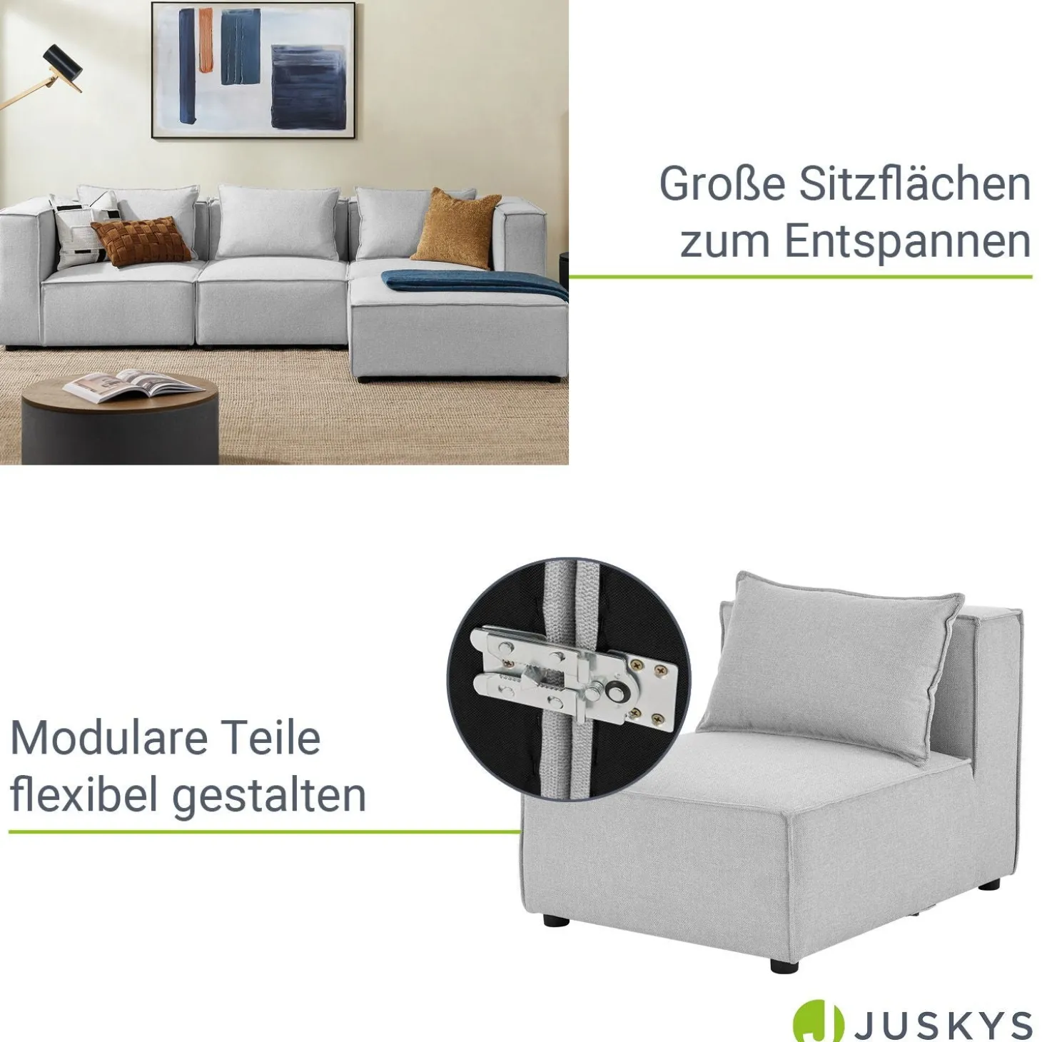 Modulares Sofa Domas - Variantenauswahl