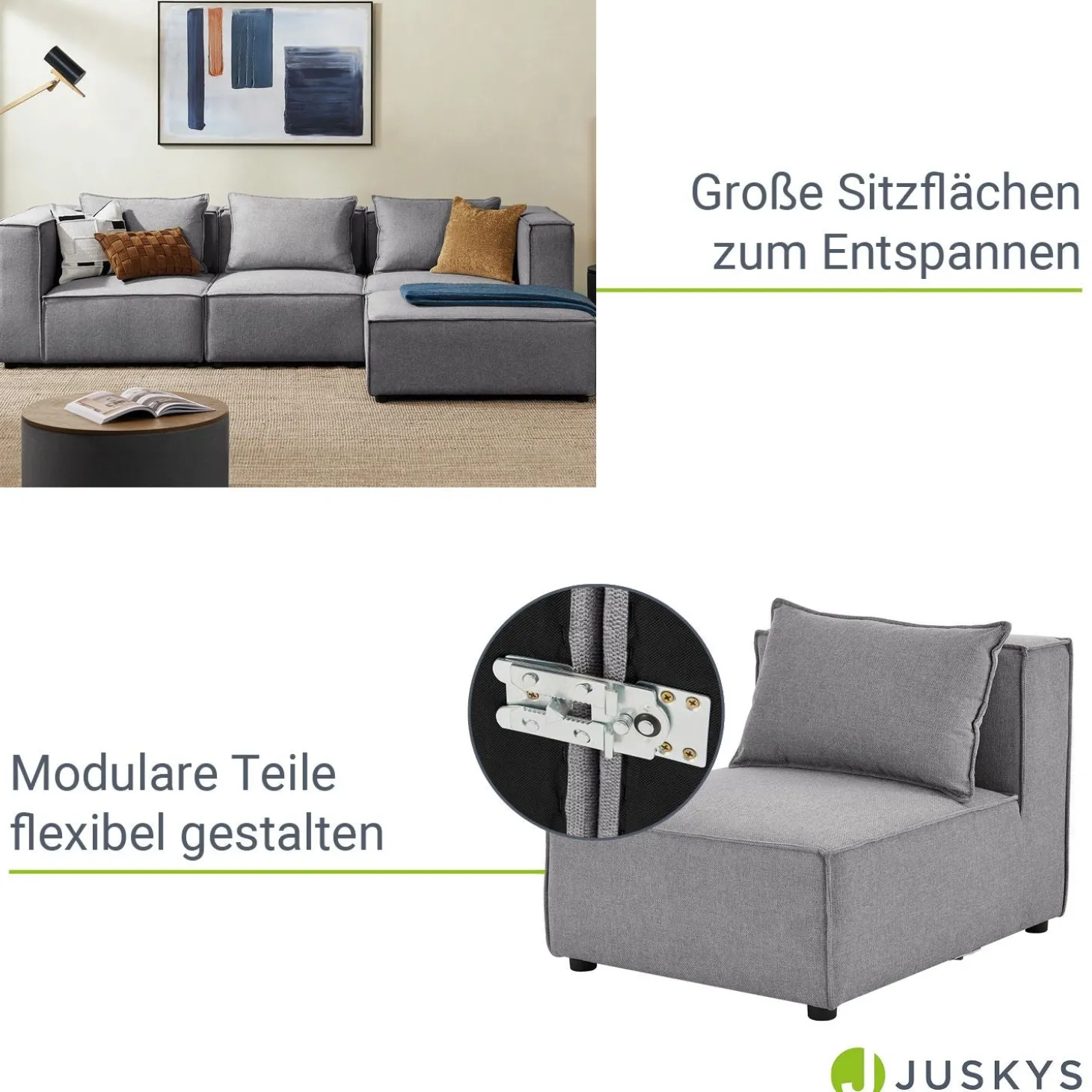 Modulares Sofa Domas - Variantenauswahl