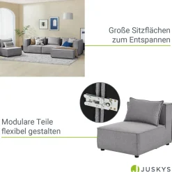 Modulares Sofa Domas XL - 4 Sitzer