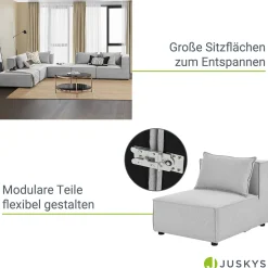 Modulares Sofa Domas XXL - Wohnlandschaft