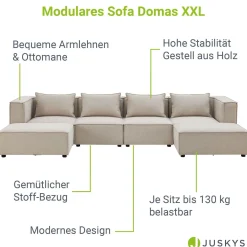 Modulares Sofa Domas XXL - Wohnlandschaft