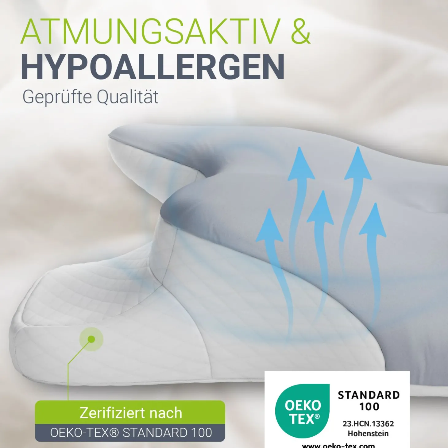 Nackenkissen orthopädisch aus Memory Foam