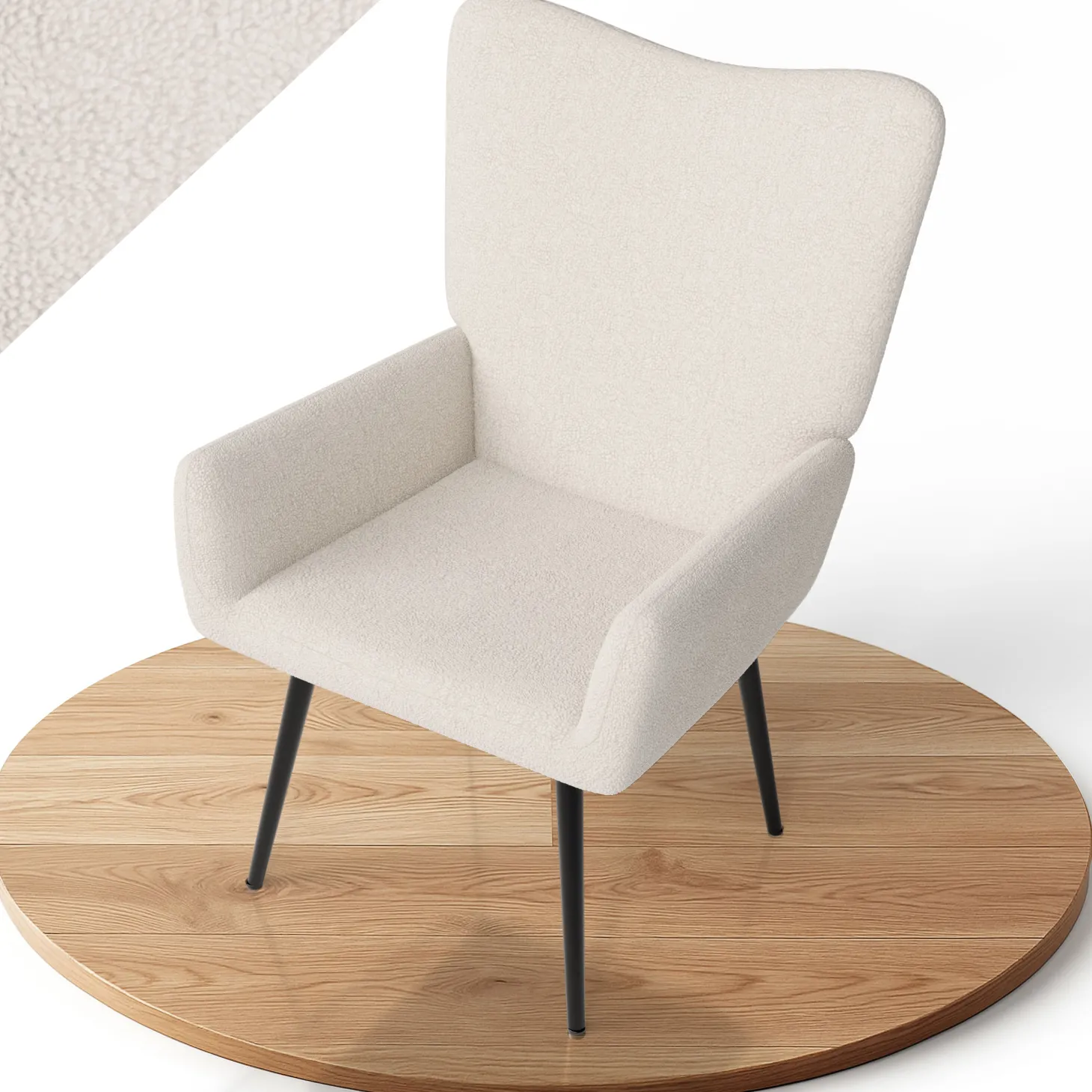 Ohrensessel mit optionalem Hocker Odense