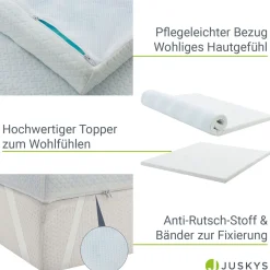 Orthopädischer Matratzentopper aus Memoryschaum