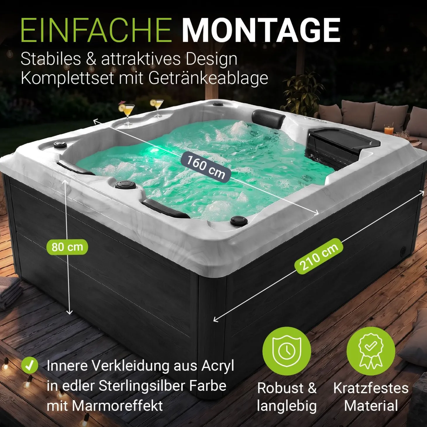 Outdoor Whirlpool Oasis