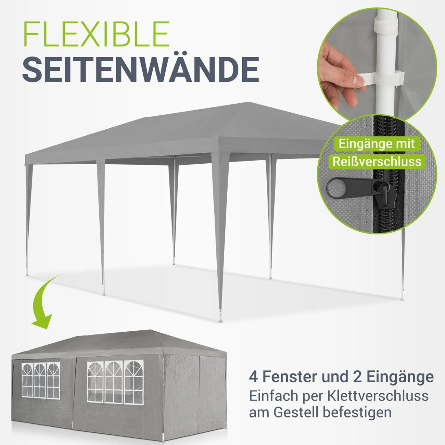 Partyzelt 3x6 m