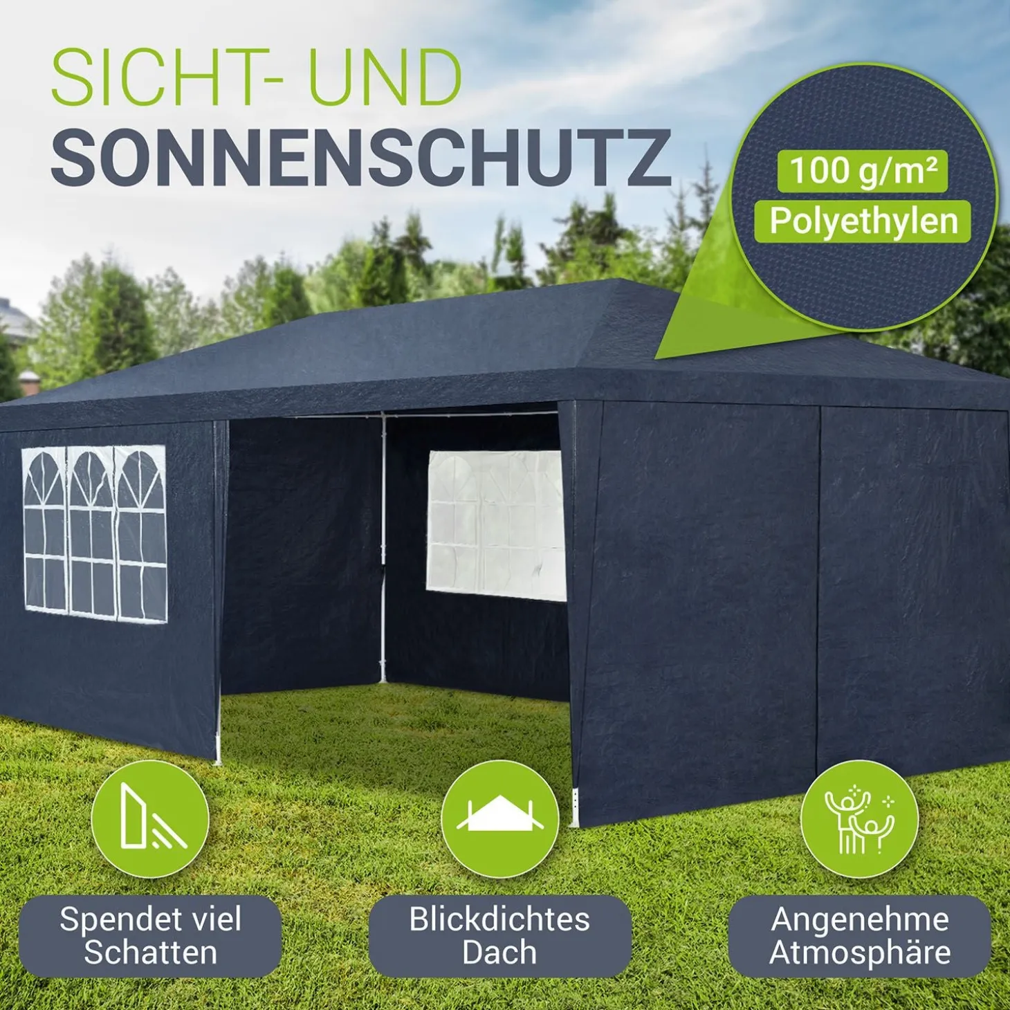 Partyzelt 3x6 m