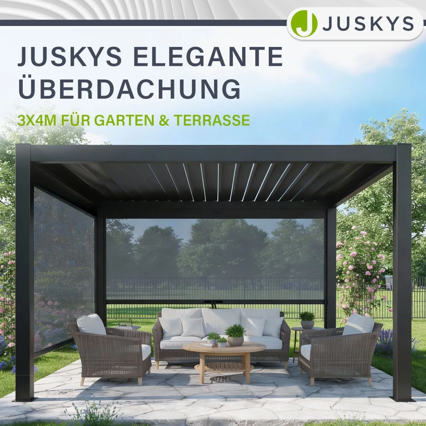Pergola Lamellendach Tahiti