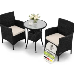 Polyrattan Balkon Set Bayamo