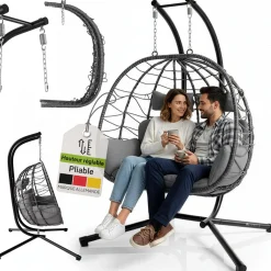 Polyrattan Doppelhängesessel Aria