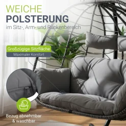 Polyrattan Doppelhängesessel Aria