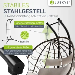 Polyrattan Doppelhängesessel Aria