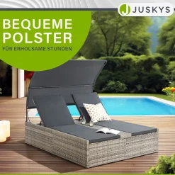 Polyrattan Doppelliege Syros