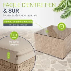 Polyrattan Lounge Punta Cana