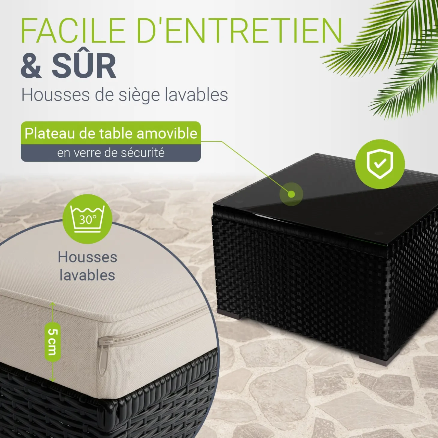 Polyrattan Lounge Punta Cana