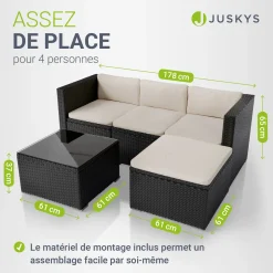 Polyrattan Lounge Punta Cana