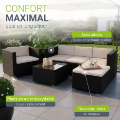 Polyrattan Lounge Punta Cana