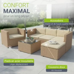 Polyrattan Lounge Punta Cana